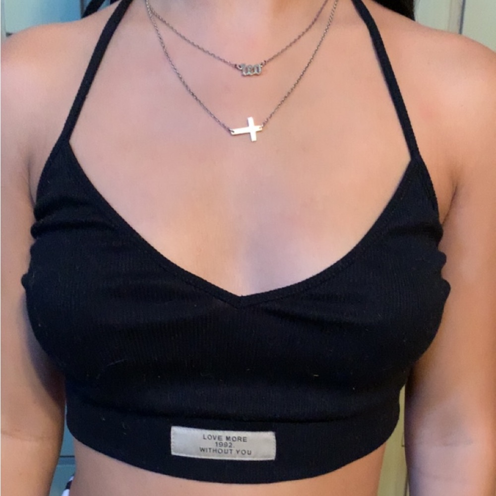halter crop top